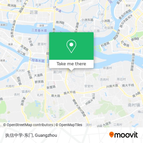 执信中学-东门 map
