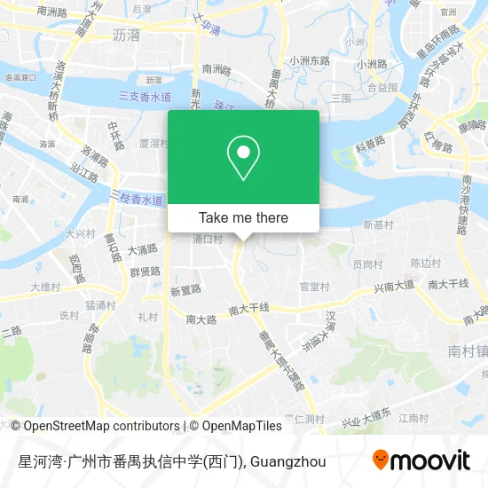 星河湾·广州市番禺执信中学(西门) map