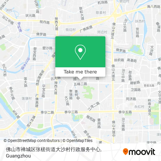 佛山市禅城区张槎街道大沙村行政服务中心 map