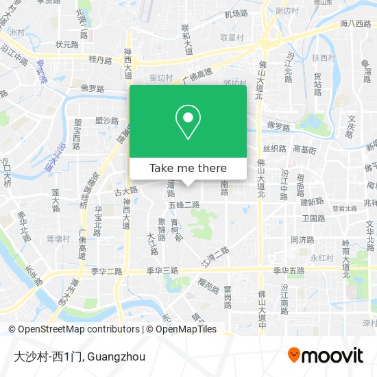 大沙村-西1门 map