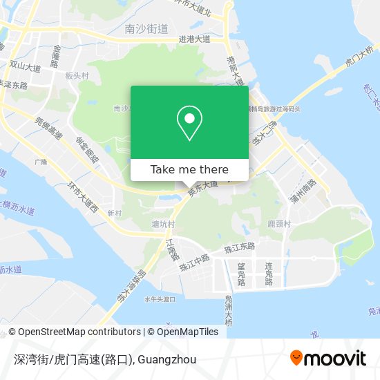 深湾街/虎门高速(路口) map