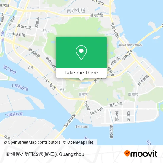 新港路/虎门高速(路口) map