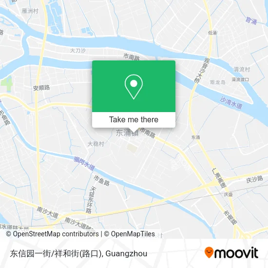 东信园一街/祥和街(路口) map
