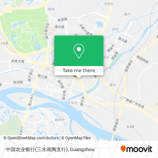 中国农业银行(三水南陶支行) map