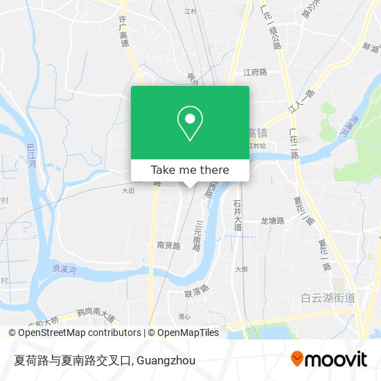 夏荷路与夏南路交叉口 map