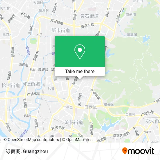 绿茵阁 map