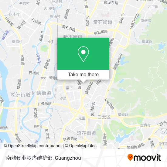 南航物业秩序维护部 map