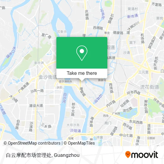 白云摩配市场管理处 map
