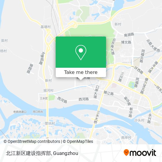 北江新区建设指挥部 map