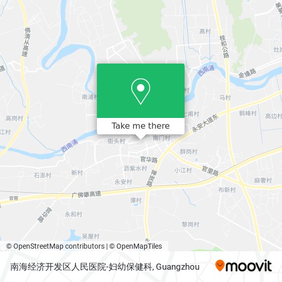 南海经济开发区人民医院-妇幼保健科 map