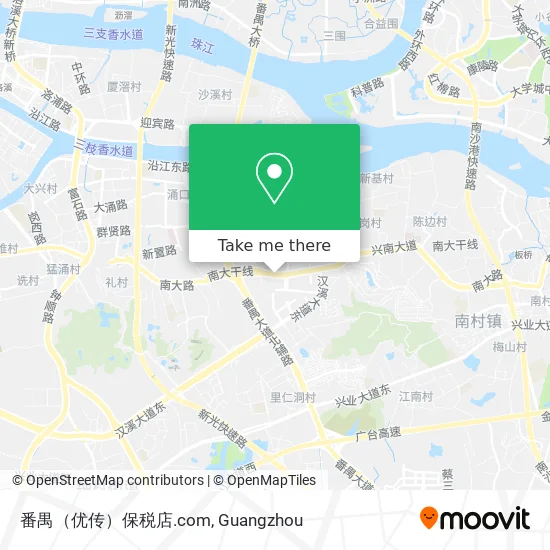 番禺（优传）保税店.com map