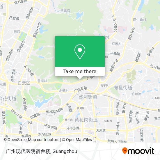 广州现代医院宿舍楼 map