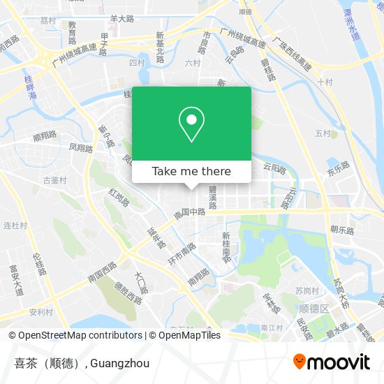 喜茶（顺德） map