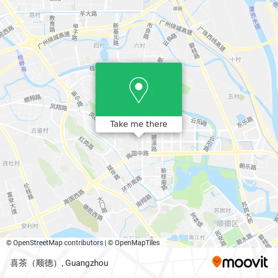 喜茶（顺德） map