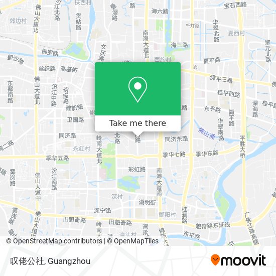 叹佬公社 map