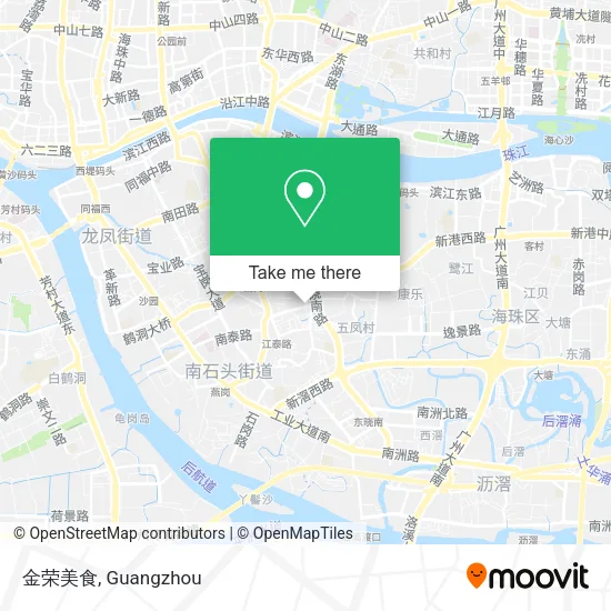 金荣美食 map