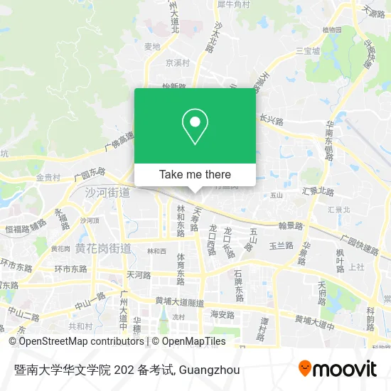 暨南大学华文学院 202 备考试 map