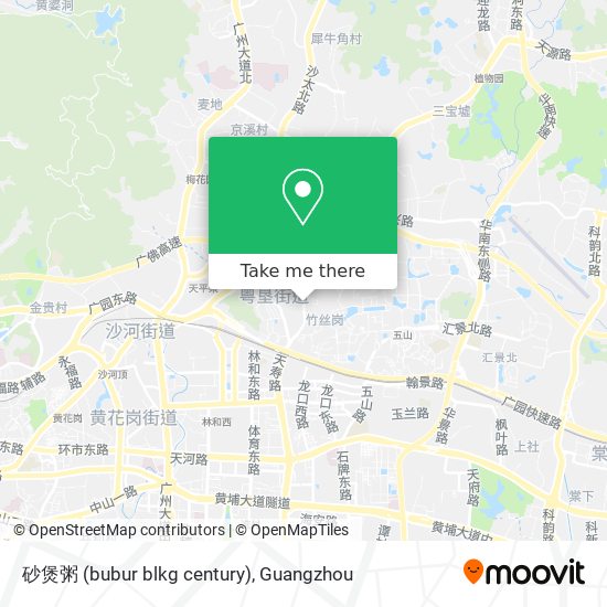 砂煲粥 (bubur blkg century) map