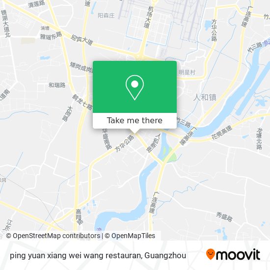ping yuan xiang wei wang restauran map