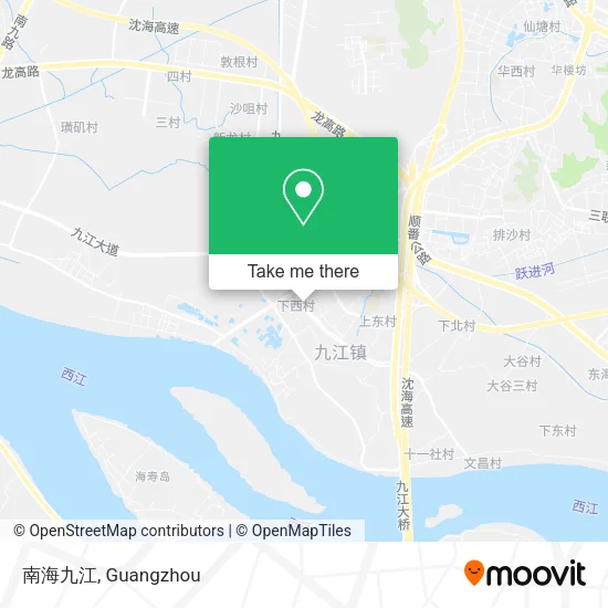 南海九江 map