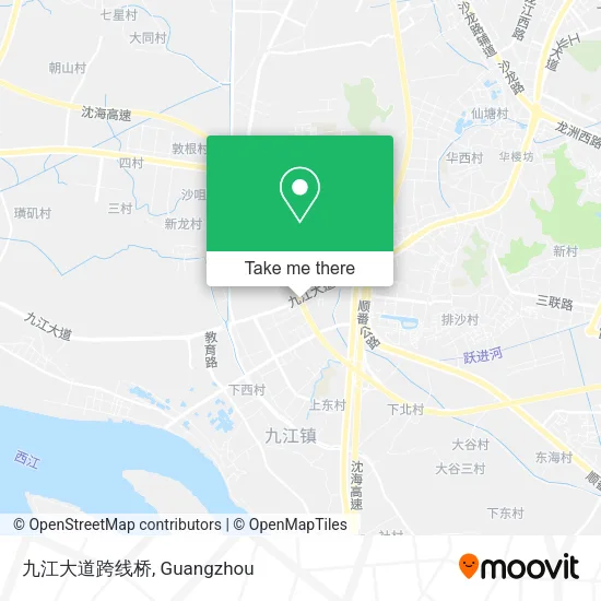 九江大道跨线桥 map