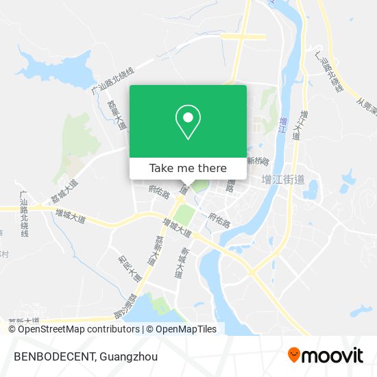BENBODECENT map