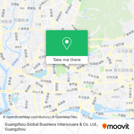 Guangzhou Giobal Business Intersouare & Co. Ltd. map
