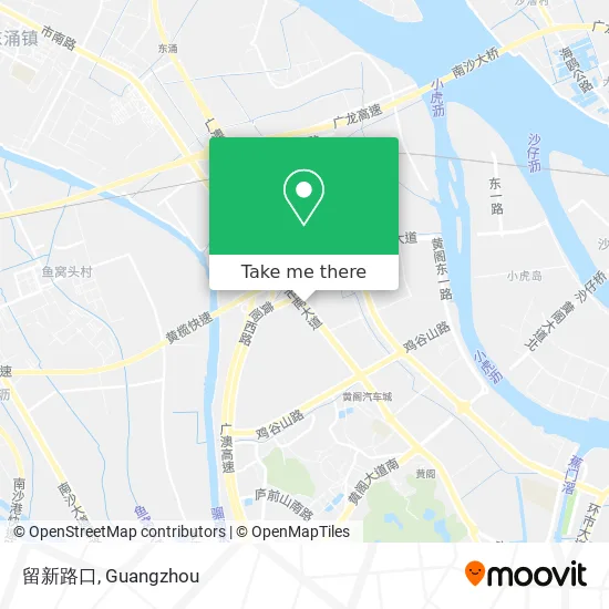 留新路口 map