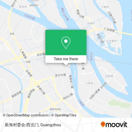 新海村委会-西北门 map