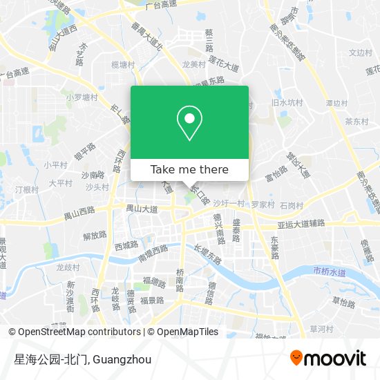 星海公园-北门 map