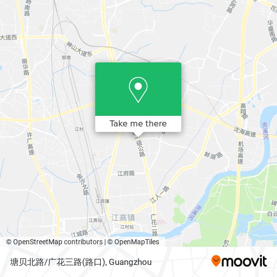 塘贝北路/广花三路(路口) map