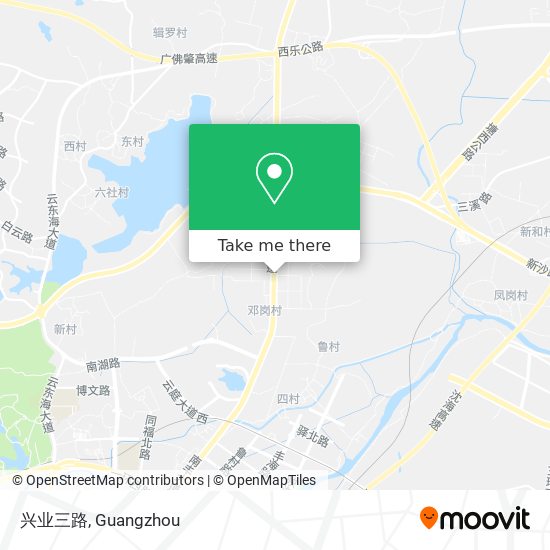 兴业三路 map