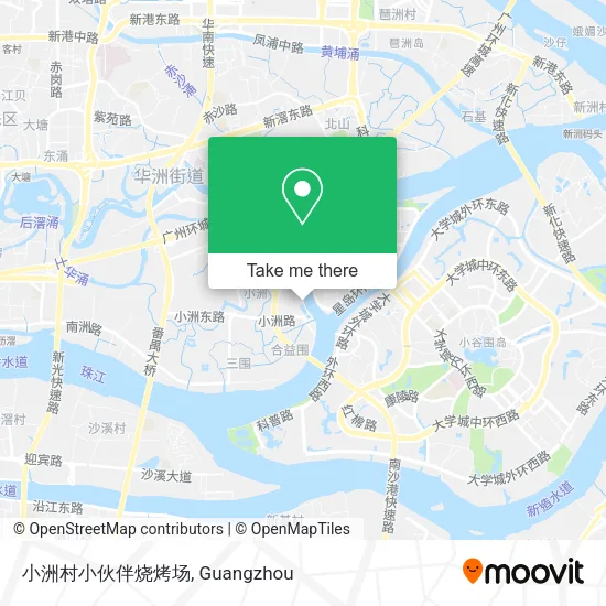 小洲村小伙伴烧烤场 map