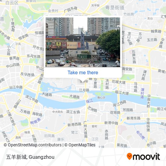 五羊新城 map