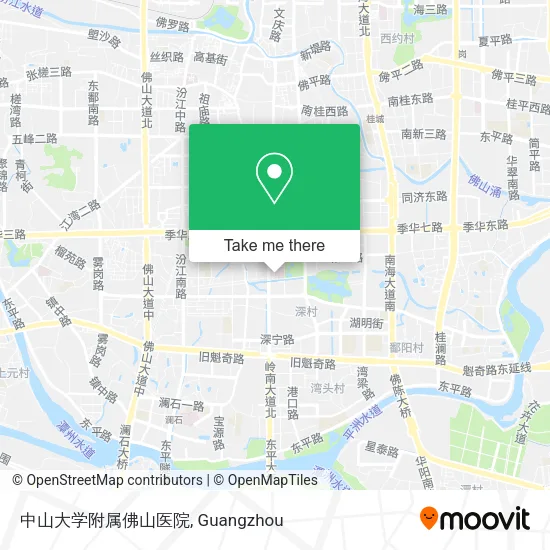 中山大学附属佛山医院 map