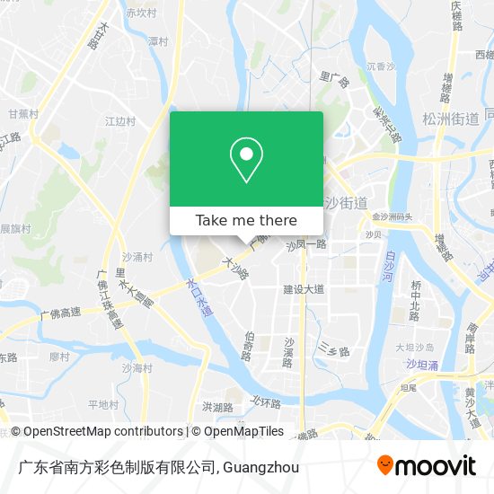 广东省南方彩色制版有限公司 map