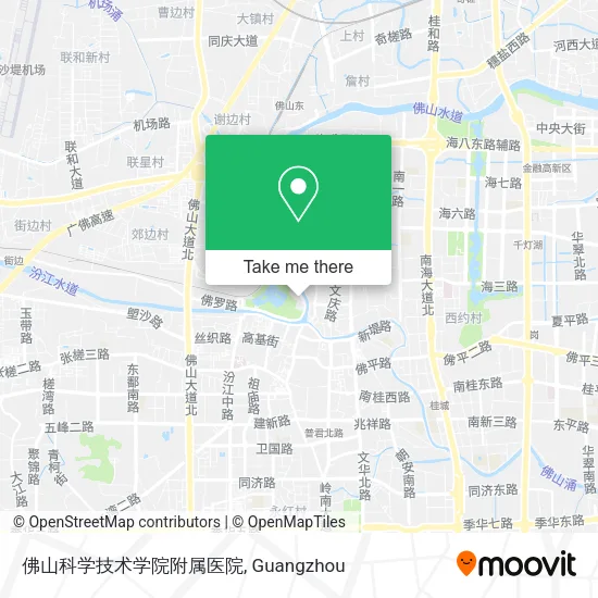 佛山科学技术学院附属医院 map