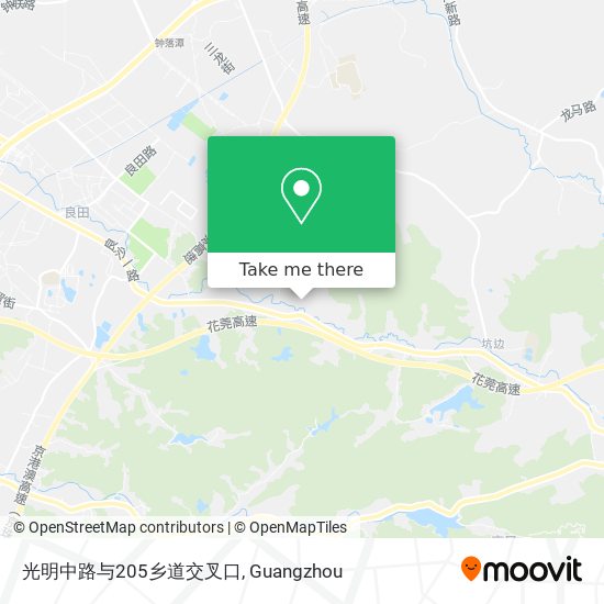 光明中路与205乡道交叉口 map