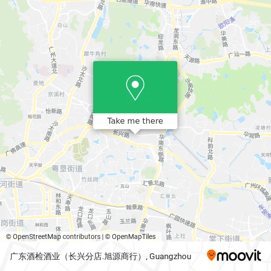广东酒检酒业（长兴分店.旭源商行） map