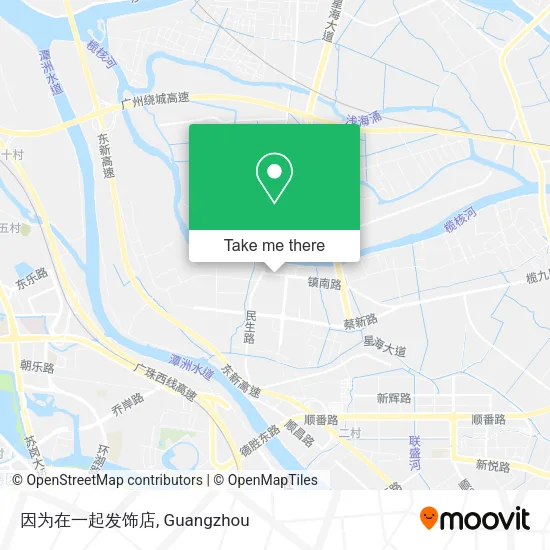 因为在一起发饰店 map