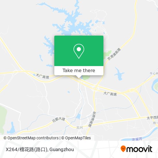 X264/榴花路(路口) map