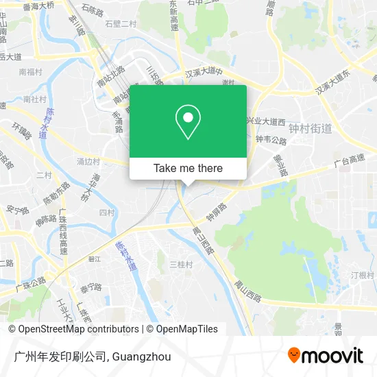 广州年发印刷公司 map