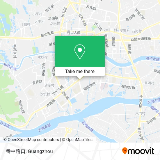 番中路口 map