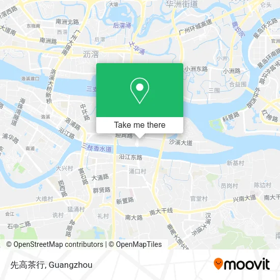 先高茶行 map