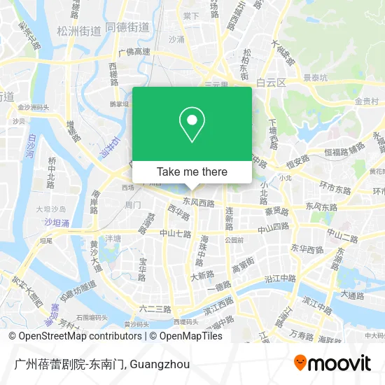 广州蓓蕾剧院-东南门 map