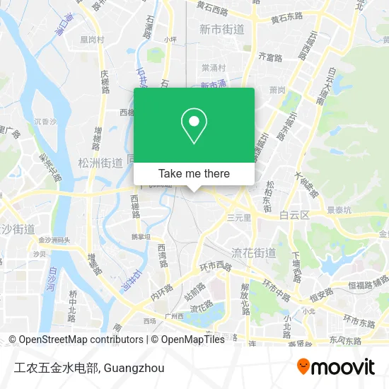 工农五金水电部 map