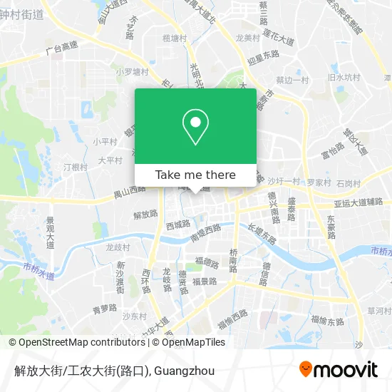 解放大街/工农大街(路口) map