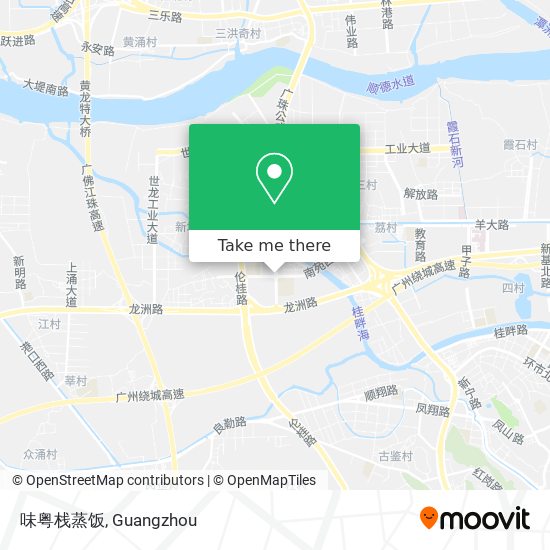 味粤栈蒸饭 map