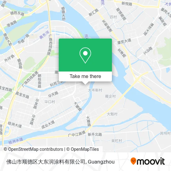 佛山市顺德区大东润涂料有限公司 map