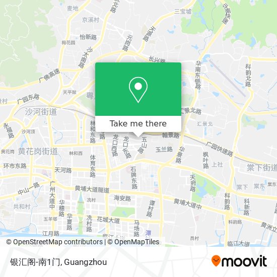 银汇阁-南1门 map
